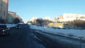 Крайний север) Североморск) Небольшой обзор ул.Флотских Строителей