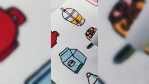 Как сделать наклейки? •Наклейки в стиле DRINKS ?• #наклейки #наклейкисвоимируками #моинаклейки❤️