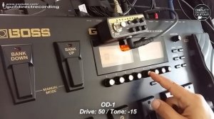 BOSS GT 100 + MOOER 002 CLEAN CHANNEL External Preamp SEND RETURN connection
