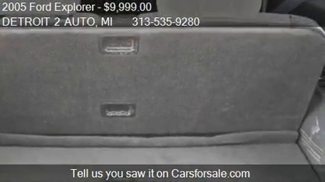 2005 Ford Explorer XLT Sport 4.0L 4WD - for sale in REDFORD, смотреть онлайн
