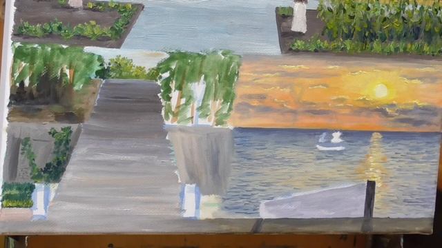 Картина Таганрогский коллаж. Художник Анастасия Алифанова. смотреть онлайн