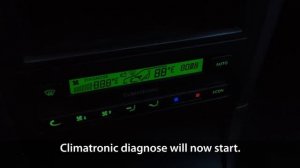 How to calibrate and self-test Climatronic (Octavia Superb Golf Passat) auto diagnose DTC