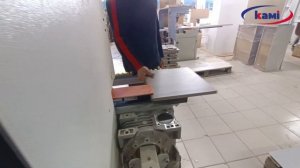 Автоматический кромкооблицовочный станок OSTERMANN 6TF - Облицовывание кромкой заготовки из ЛДСП