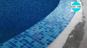 Правильная Отделка Бассейна мозаикой. Чаша бетонного Бассейна с отделкой из стеклянной мозаики!