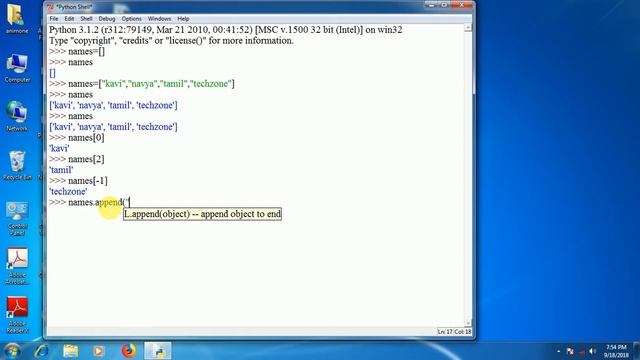 Python Tutorial for Beginners 8   Python Lists (English) Anna University