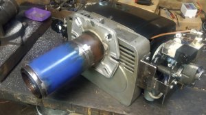 Запуск горелки при температуре воздуха -23 градуса