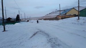 Самодельный снегоход, с двигателем от бензопилы 2