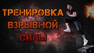 МОЯ ТРЕНИРОВКА НА РАЗВИТИЕ ВЗРЫВНОЙ СИЛЫ, ПРЫЖКА И СКОРОСТИ