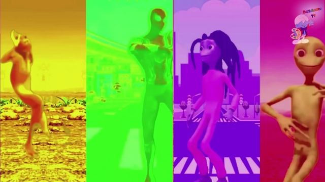 WRONG COLOR DAME TU COSITA vs Крейзи Фрог vs El Taiger vs Гумми Берр танцевальный Челлендж смотреть онлайн