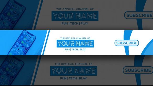 [FREE] Clean Tech Banner Template | Photoshop CC смотреть онлайн