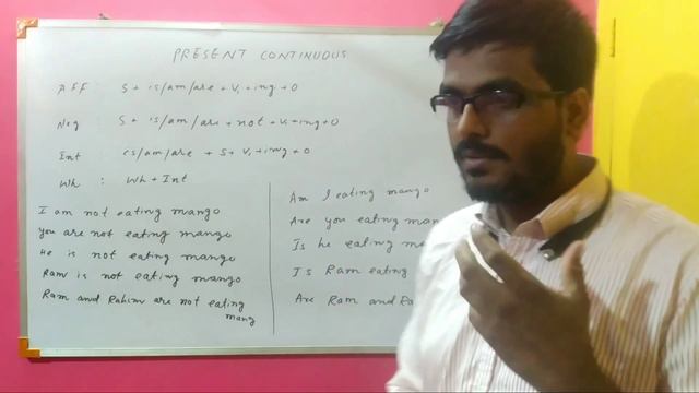 basic Tense (present continuous)