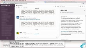 GNS3 Talks: Syslog with Slack and Papertrail = view your GNS3 Lab syslog messages in Slack!