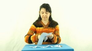Как вырезать хоровод из бумаги. Математика с ножницами. Простые поделки для детей. Новый год