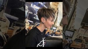 Women Pixie-Bob Haircut Transformation 2023 | short hair styles for thin hair | undercut Pixie