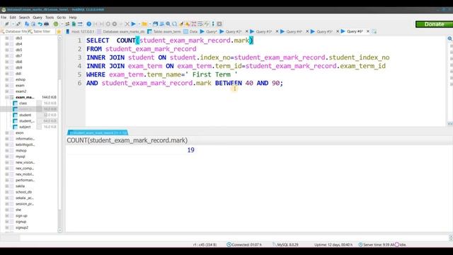 Data Base Task 27 | Use COUNT SQL Functions and INNER JOIN| 1st Year | Java Institute