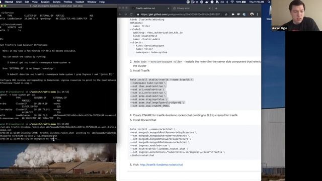 Rocket.Chat on Amazon EKS with Traefik. By Aaron Ogle, Lead Cloud Architect смотреть онлайн