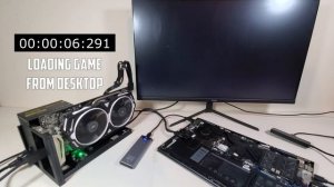 I turned my BROKEN LAPTOP into a GAMING PC *Oculink EGPU*