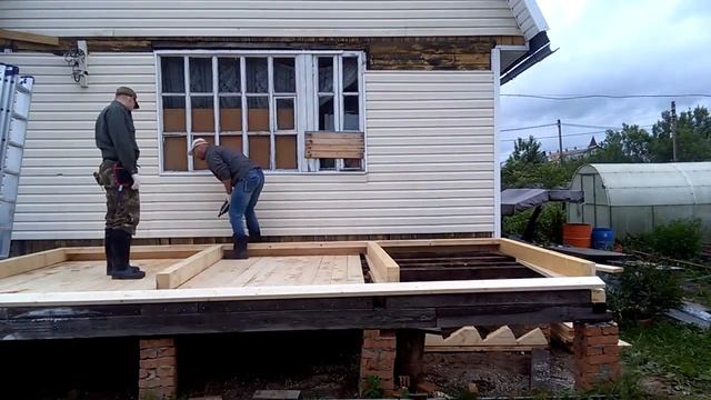 Укладка пола террасы смотреть онлайн