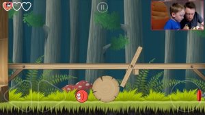 ? #2 ДРЕМУЧИЙ ЛЕС. Красный Шар против Черного Куба. Прохождение игры Red Ball 4. Жестянка. Летсплей
