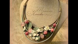 Какие колье можно делать  в дизайне моего мастер класса "Веточка"Татьяна Ясенева