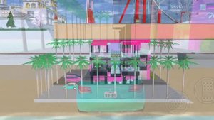 Black Pink Rest House | Sakura School Simulator Game | Props ID | House Design