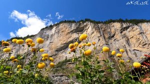 Долина Лаутербруннен. Самая красивая деревня Швейцарии. Швейцарские пейзажи. # 4K UHD 60fps Video