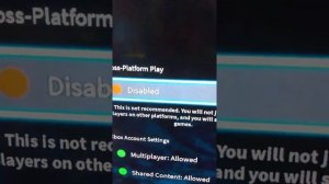 How to enable crossy play on Roblox Xbox One/Xbox Series X