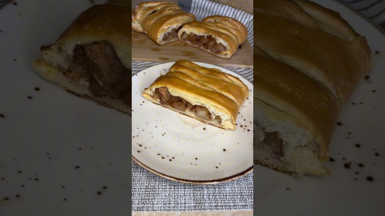Яблочный пирог который тает во рту . #еда #кулинария #блог #food #рек #простаяеда