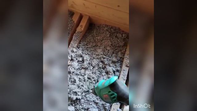 Ручная укладка эковаты смотреть онлайн