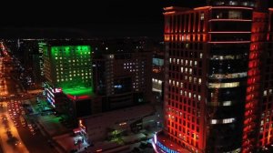 Тюмень ночью в 4К