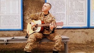 армейская песня  под гитару  Напиши мне