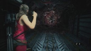 RESIDENT EVIL 2 remake Claire 2nd run hardcore how to kill G5 on ps4 not that PC cheating s**t