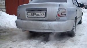 Двойной выхлоп(Accent)