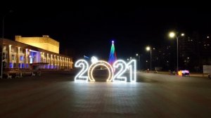 Съемка на Квадрокоптер DJI Mavic Mini. Волжский, пл. Ленина