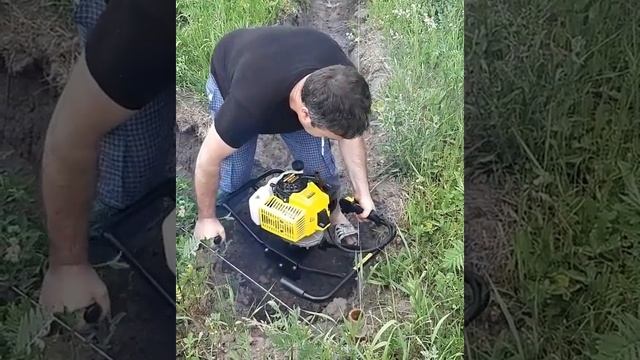 Чемпион ag364 Champion AG364 в работе