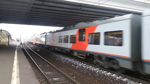 ЭС1-026/045 "Ласточка" Тверь- Москва(Ленинградский вокзал) смотреть онлайн