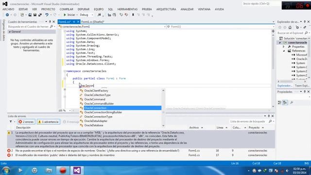 como conectar Oracle con Visual Studio(c#) parte 1 смотреть онлайн