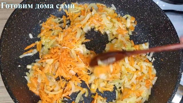 Видео рецепт картошки с фаршем и грибами на сковороде готовим дома сами