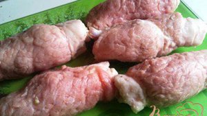 Рулетики из свинины
