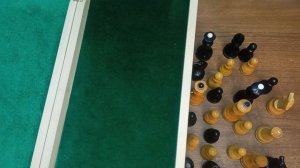 Фигуры Советские | Доска современная | Бархат зелёный