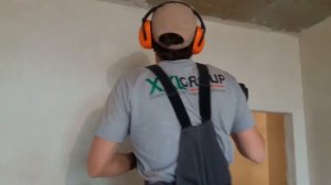 Монтаж распаечной коробки монтажным пистолетом LIXIE