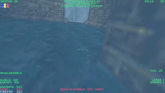 Descent 2 demo video :: Neptune - Ytak - Firefox - Whoskyd - Descent Rangers Game смотреть онлайн