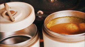 Ланч Бокс с 3мя металлическими контейнерами греют в СВЧ-ПЕЧИ!