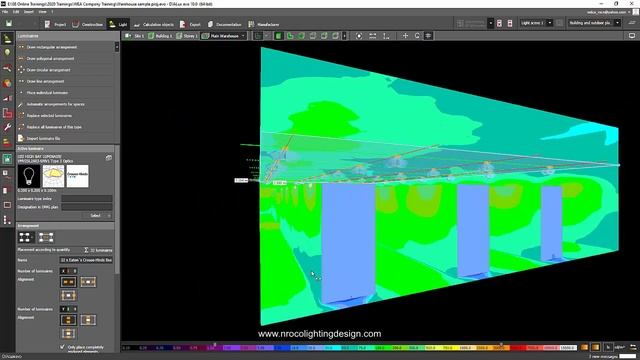 Sample Lecture of Warehouse Lighting Design course in Udemy - The vertical illumination смотреть онлайн