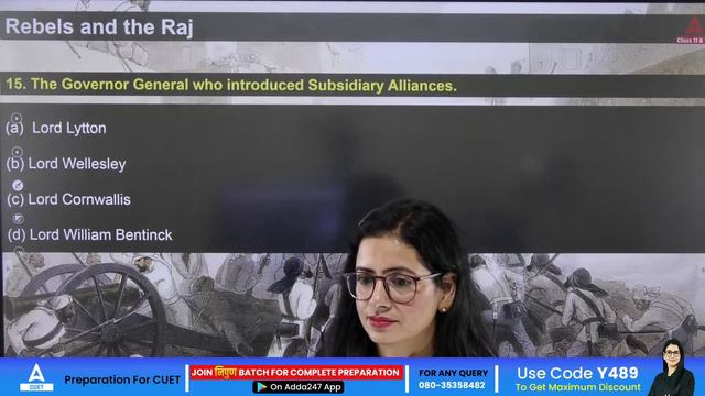 CUET 2023 History | Rebels and the Raj ( Most Important Questions ) part 3 | Chapter 11 |Anita Ma'a