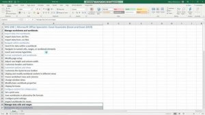 #3 How to name cell ranges and use hyperlinks in Excel | MO-200 MOS Excel Associate 2019