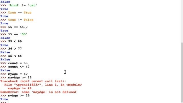Python FlowControlBasics смотреть онлайн