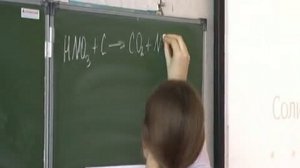 Урок химии в Алешкин-Саплыкской средней школе