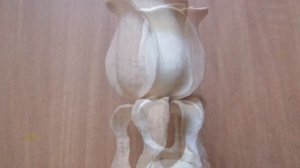 Роза. Поэтапно режем розу, от начала до конца, очень просто.How to cut a rose Скульптура.