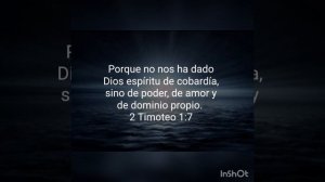 El versículo más poderoso para vencer tus tentaciones. 2 Timoteo 1:7.